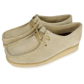 【最大1000円OFFクーポン】 Clarks WALLABEE クラークス ワラビー ブーツ レディース ベージュ 26155545