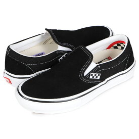 【最大1000円OFFクーポン】 VANS SKATE SLIP-ON ヴァンズ スニーカー スリッポン メンズ レディース バンズ スケート ブラック 黒 VN0A5FCAY28