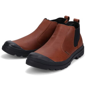 【最大1000円OFFクーポン発行中】 PALLADIUM PAMPA LITE+ CHELSEA LO WP パラディウム ブーツ サイドゴアパンパ ライト チェルシー ロー メンズ レディース ブラウン 76979
