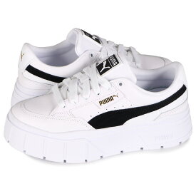 【最大1000円OFFクーポン】 PUMA MAYZE STACK WOMENS プーマ スニーカー メイズ スタック ウィメンズ レディース 厚底 ホワイト 白 384363-04