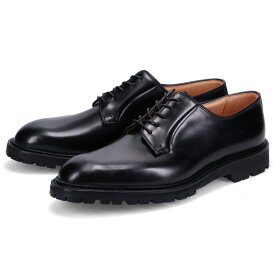 【最大1000円OFFクーポン】 CROCKETT&JONES LANARK 3 クロケット&ジョーンズ シューズ ビジネスシューズ ラナーク 3 メンズ プレーントゥ ラスト 378 Eワイズ ブラック 黒 26484A-D11U2