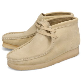 【最大1000円OFFクーポン】 Clarks WALLABEE BOOTS クラークス ワラビー ブーツ レディース スエード ベージュ 26155520