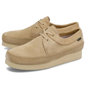 【最大1000円OFFクーポン】 Clarks Originals WEAVER GTX クラークス オリジナルズ ブーツ シューズ モカシン ウィーバー ゴアテックス メンズ レディース 防水 ベージュ 26171485