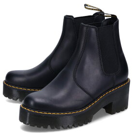 【最大1000円OFFクーポン】 Dr.Martens ROMETTY PLATFORM CHELSEA BOOTS ドクターマーチン チェルシー ブーツ サイドゴア ヒール レディース 厚底 ブラック 黒 23917001