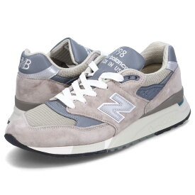 【最大1000円OFFクーポン】 new balance ニューバランス 998 スニーカー メンズ レディース Dワイズ MADE IN USA グレー U998GR