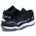 NIKE ナイキ エアジョーダン11 レトロ ロー スニーカー メンズ AIR JORDAN 11 RETRO LOW IE ブラック 黒 919712-001