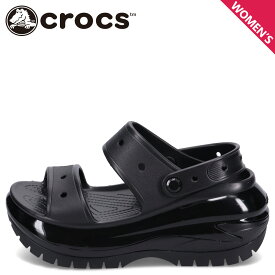 crocs MEGA CRUSH SANDAL クロックス サンダル ストラップサンダル メガ クラッシュ レディース 厚底 ブラック 黒 207989