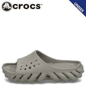 crocs ECHO SLIDE クロックス サンダル スライドサンダル エコー メンズ レディース グレー 208170