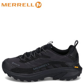 【最大1000円OFFクーポン】 MERRELL MOAB SPEED 2 GORE-TEX メレル ハイキングシューズ スニーカー モアブ スピード 2 ゴアテックス ウォーキング メンズ ブラック 黒 J037513