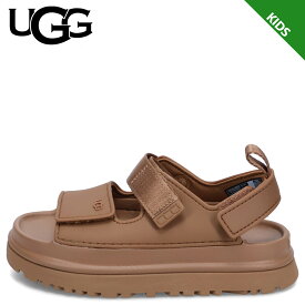 UGG GOLDENGLOW アグ サンダル ストラップサンダル ゴールデングロウ キッズ 厚底 ブラウン 1152813K