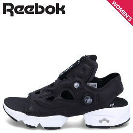 【最大1000円OFFクーポン】 Reebok INSTAPUMP FURY SANDAL ZIP リーボック インスタポンプフューリー ジップ サンダル レディース 厚底 ブラック 黒 100202019