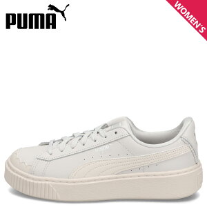 PUMA BASKET PLATFORM PEARL WNS v[} Xj[J[ oXPbg vbgtH[ p[ fB[X  O[ 398910-01