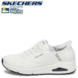 SKECHERS SLIP-INS UNO-EASY AIR スケッチャーズ スリップインズ ウノ イージー エア ハンズフリー スニーカー メンズ ホワイト 白 183005