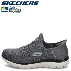 SKECHERS SLIP-INS SUMMITS KEY PACE �X�P�b�`���[�Y �X���b�v�C���Y �T�~�b�c �L�[�y�[�X �n���Y�t���[ �X�j�[�J�[ �����Y �y�� �O���[ 232469W