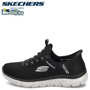 【最大1000円OFFクーポン発行中】 SKECHERS SLIP-INS WATERPROOF SUMMITS CORBOS スケッチャーズ スリップインズ ウォータープルーフ サミット コルボス ハンズフリー スニーカー メンズ 防水 軽量 ブラッ