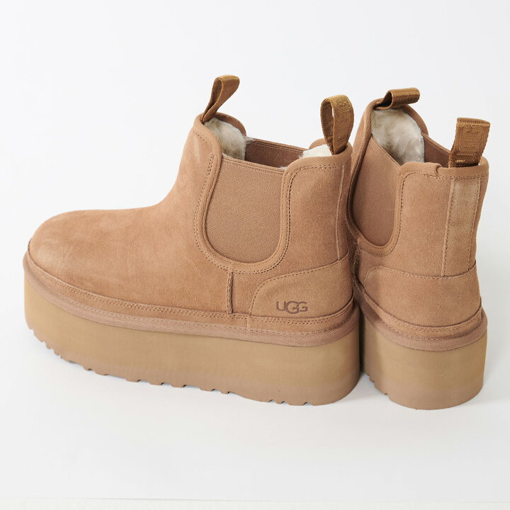 楽天市場】UGG W NEUMEL PLATFORM CHELSEA アグ ブーツ ムートンブーツ 