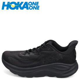 HOKA ONE ONE CLIFTON 10 WIDE ホカオネオネ スニーカー クリフトン 10 ワイド メンズ ブラック 黒 1162032-BBLC