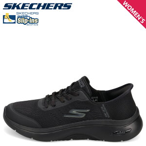 SKECHERS SLIP-INS GO WALK ARCH FIT 2.0 XPb`[Y XbvCY S[EH[N A[`tBbg 2.0 Xj[J[ fB[X ubN  125319