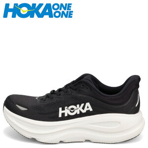 HOKA ONE ONE BONDI 9 �z�J�I�l�I�l �X�j�[�J�[ �{���_�C9 �����Y ���f�B�[�X �u���b�N �� 1162011-BWHT