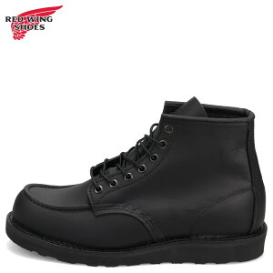 RED WING 6-INCH CLASSIC MOC ���b�h�E�B���O �u�[�c 6�C���` �N���V�b�N ���b�N �����Y �{�v D���C�Y �u���b�N �� 8074