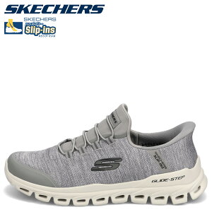 SKECHERS SLIP-INS GLIDE-STEP ZEPHYR �X�P�b�`���[�Y �X���b�v�C���Y �O���C�h�X�e�b�v �[�t�B�[�� �X�j�[�J�[ �����Y ���� �y�� �O���[ 233011
