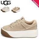 UGG EZ-DUZZIT SUEDE LACE UP アグ スニーカー イージー ダジット スエード レース アップ レディース 厚底 ホワイト ブラウン 白 1175120 母の日