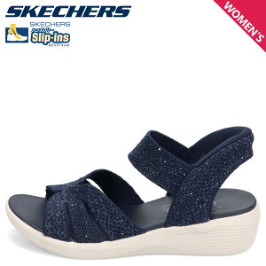 SKECHERS HANDS FREE SLIP-INS ARYA SPARKLING PRAISE �X�P�b�`���[�Y �X���b�v�C���Y �A���� �X�p�[�N�����O �v���C�Y �T���_�� �X�g���b�v�T���_�� ���f�B�[�X ���� �l�C�r�[ 119842