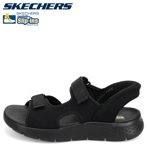 SKECHERS HANDS FREE SLIP-INS GO WALK FLEX SANDAL �X�P�b�`���[�Y �X���b�v�C���Y �S�[�E�H�[�N �t���b�N�X SD-�C�[�W�[ �G���g���[ �T���_�� �X�g���b�v�T���_�� �����Y �u���b�N �� 229210