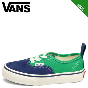 VANS AUTHENTIC ELASTIC LACE ���@���Y �I�[�Z���e�B�b�N �G���X�e�B�b�N ���[�X �X�j�[�J�[ �L�b�Y �L�����o�X �o���Y �l�C�r�[ VN000VAC5TU