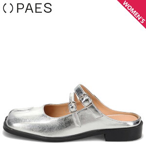 PAES 20255 DOUBLE BUCKLE MULE �y�C�Y �T���_�� �~���[�� ���� ���f�B�[�X �y�� �V���o�[