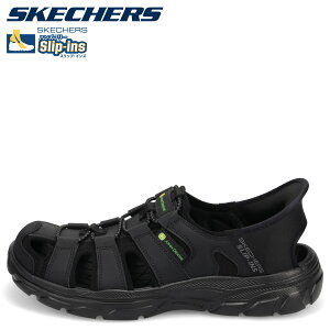 SKECHERS HANDS FREE SLIP-INS JOHN DEERE RELAXED FIT-REVOLTED-NILE �X�P�b�`���[�Y �X���b�v�C���Y �W�����f�B�A �����b�N�X�h�t�B�b�g �����H���e�b�h �i�C�� �T���_�� �X�|�[�c�T���_�� �����Y �u���b�N ��