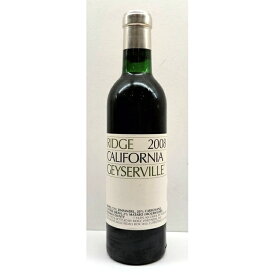 【正規品】 リッジ ガイザーヴィル （ハーフボトル） [2008] 375ml ≪ 赤ワイン カリフォルニアワイン ソノマ ≫