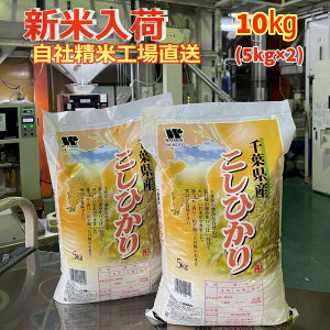 新米 【令和7年産】 白米 千葉県産 コシヒカリ 特A米 大網白里市 10kg 5kg×2 送料無料 美味しいお米