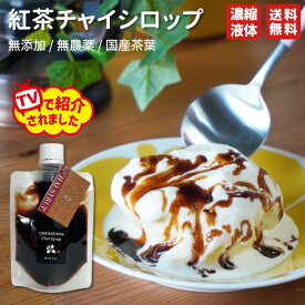 梅ヶ島 紅茶 チャイ ラテ ティー 100g シロップ 濃縮 静岡県産 国産 紅茶 和紅茶 はちみつ スパイス オーガニック 無添加 無着色 ダージリン スイーツ お菓子 アイス ホット お酒