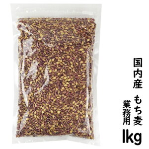 (送料無料)もち麦 1kg(国産・無添加)大麦 栄養価の高い殻付もち麦!話題の水溶性食物繊維 βグルカン!が豊富!※メール便で発送!全国一律送料無料※