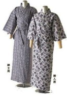京の舞　ガーゼ寝巻　【L　紳士用】　介護・医療・ご家庭でも！綿100％　品番150224※送料は後ほど追加に…
