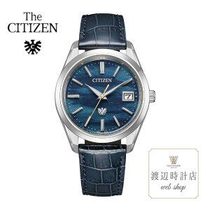 【2000円OFFクーポン!24日20:00〜27日09:59】ザシチズン AQ4100-22L 世界限定400本【60回無金利ローン】 Iconic Nature Collection 藍染和紙 ジャパンブルー 高精度光発電エコドライブ チタン 革ベルト アナ
