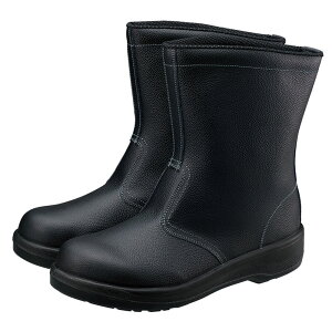 安全靴 7544 黒 23.5-28.0cm EEE シモン Simon JIS規格 半長靴 作業靴 セーフティシューズ 【返品交換不可】