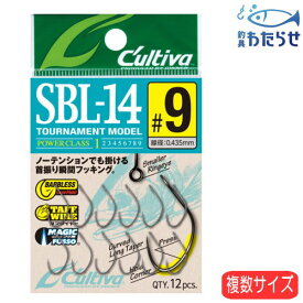 オーナー SBL-14 エリアトラウトスプーン向け　細軸シングルバーブレスフック
