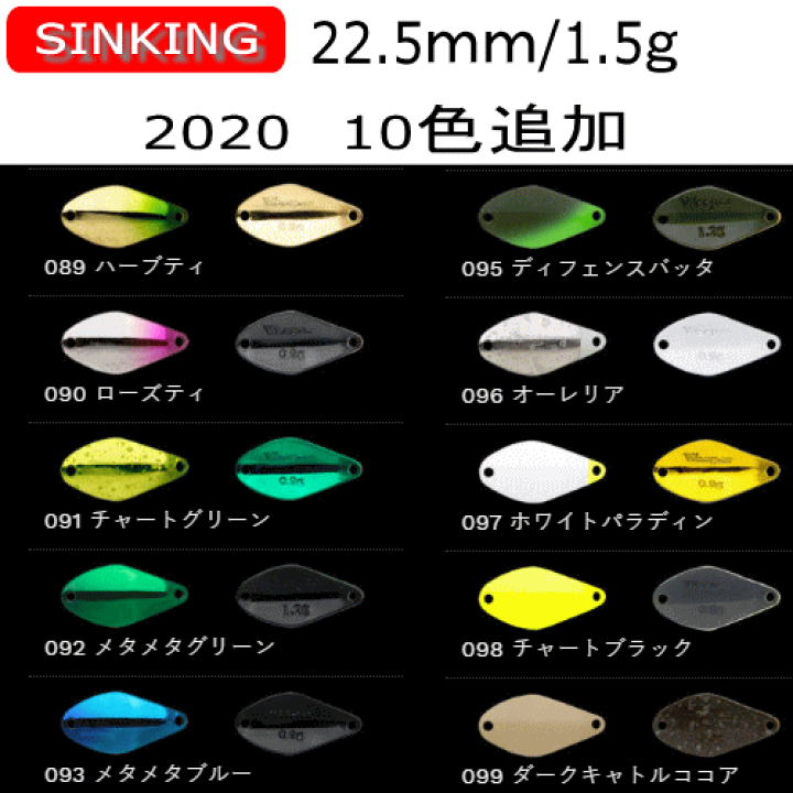 エリアトラウト　ウィーパー　64枚 楽天市場】ノリーズ ウィーパー1.5g 2020追加色 エリアトラウト