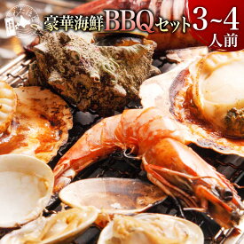 ＼赤字大特価!30%OFF!／【 豪華 海鮮 BBQセット (3-4人前)】プレゼント 内祝い ギフト メッセージカード お取り寄せ グルメBBQ 海鮮 セット 貝類 浜焼き 牡蠣 干物 ホッケ ボタンエビ イカ焼き 魚介 バーベキュー 食材 北海道 詰め合わせ 冷凍 お歳暮