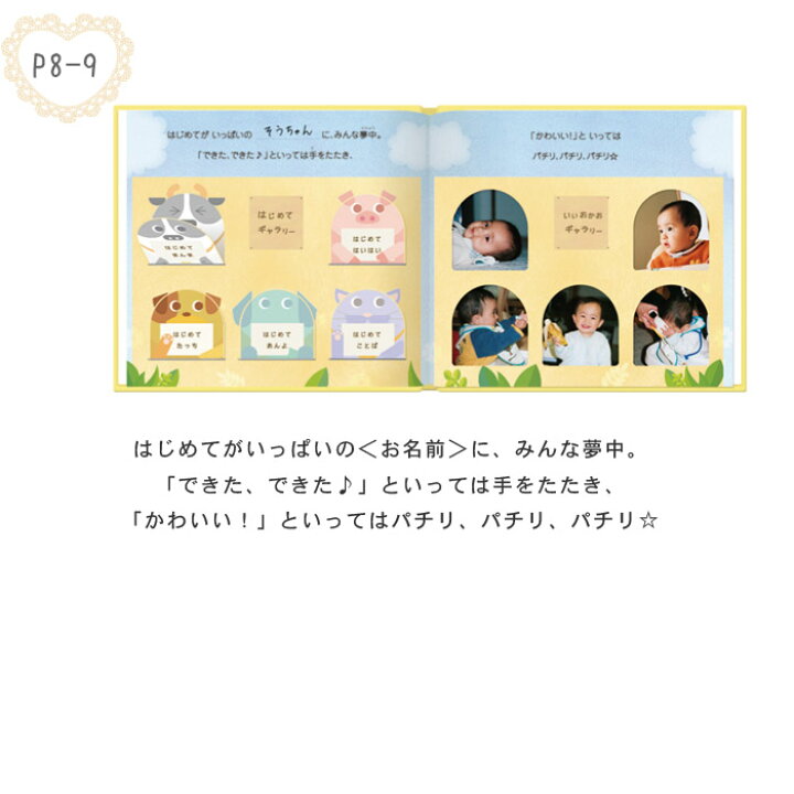 未使用品 出産記念 アルバム 出産祝い 絵本 出産 記念 手作り はじめてのハッピーバースディ Materialworldblog Com
