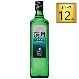 【SS期間エントリーでP5倍】◎サントリー 20度 韓国焼酎 鏡月グリーン 700ml×12本【1ケース】