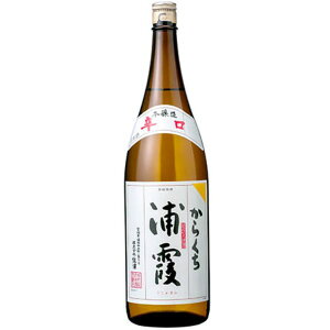 ◎浦霞 本醸造 からくち 1.8L 【同一規格6本まで一個口送料】