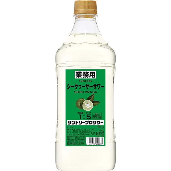 最愛 即日出荷 ソーダで割るだけで本格的な味わいのサワーをつくることが出来る サントリー プロサワー シークワーサー酒 カクテルコンクPET1.8L lbe-global.com lbe-global.com