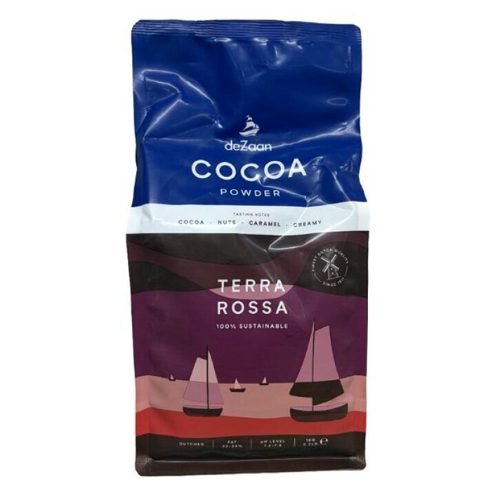 楽天市場】デザーン ココアパウダー TERRA ROSSA 1kg : ワタショウ 