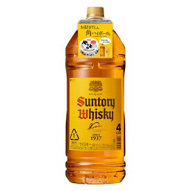 サントリー ウイスキー 角瓶 業務用PET 4L 【4本まで同梱可能】