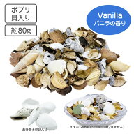 ポプリ シェル バニラ 80g アロマ 【送料無料 メール便 】 バニラの香り ルームフレグランス 貝 天然貝ド…