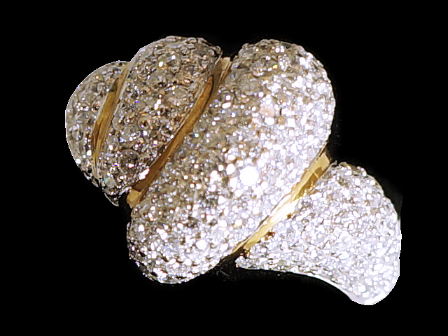  ダイヤモンドリング RING パヴェフルダイヤ　特別オーダー　K18YG (18金 イエローゴールド)   ダイヤモンド（2.90ct）  指輪