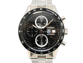 【USED】 タグホイヤー - TAG HEUER - カレラ クロノグラフ CV2010-3　SS/SS　自動巻き 黒文字盤 メンズ 腕時計 【中古】